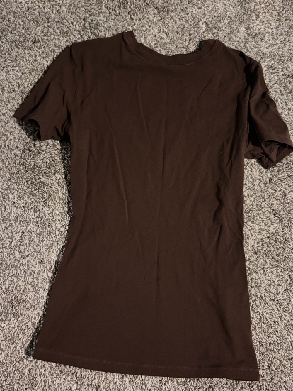Skims Classic Women's Brown Crewneck Tee